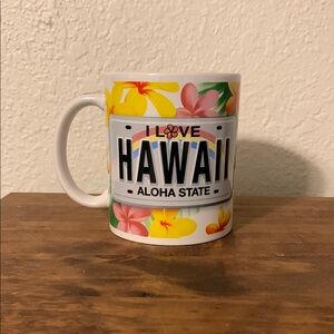 Hawaii Aloha State Floral Mug